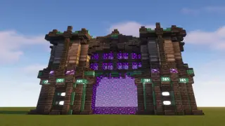 image of Medis Vales Gate, Netherportal by Sir Silver Minecraft litematic