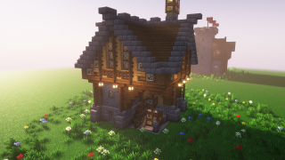 image of NotBlackhawk's Medieval House by XBlackhawk7764 Minecraft litematic